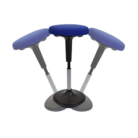 Uncaged Ergonomics WobbleStoolStandingDeskStoolTallAdjustableHeightBalanceStool, WSF-u WSF-U